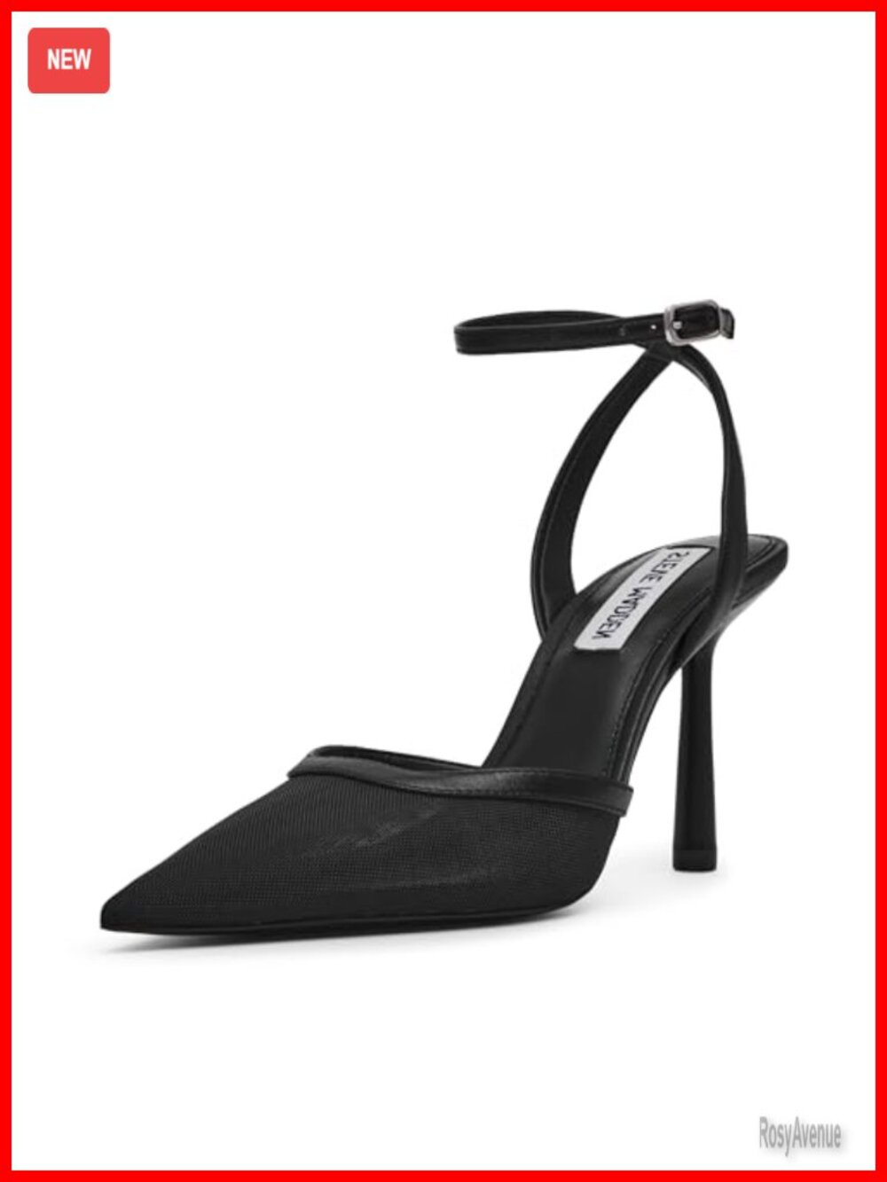 Steve Madden Alliance Pointed Toe Stiletto Pump Heels 3.75in